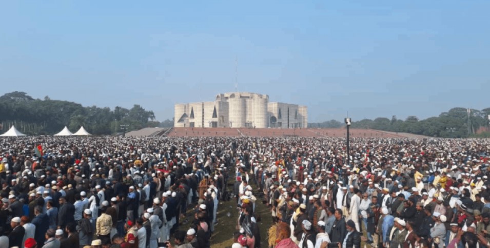খালেদা জিয়ার জানাজায় জনসমুদ্র