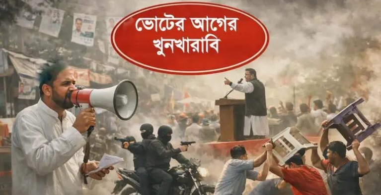ভোটের আগেই ৪ জনের প্রাণহানি, সারাদেশে ১৪৪ সহিংসতা