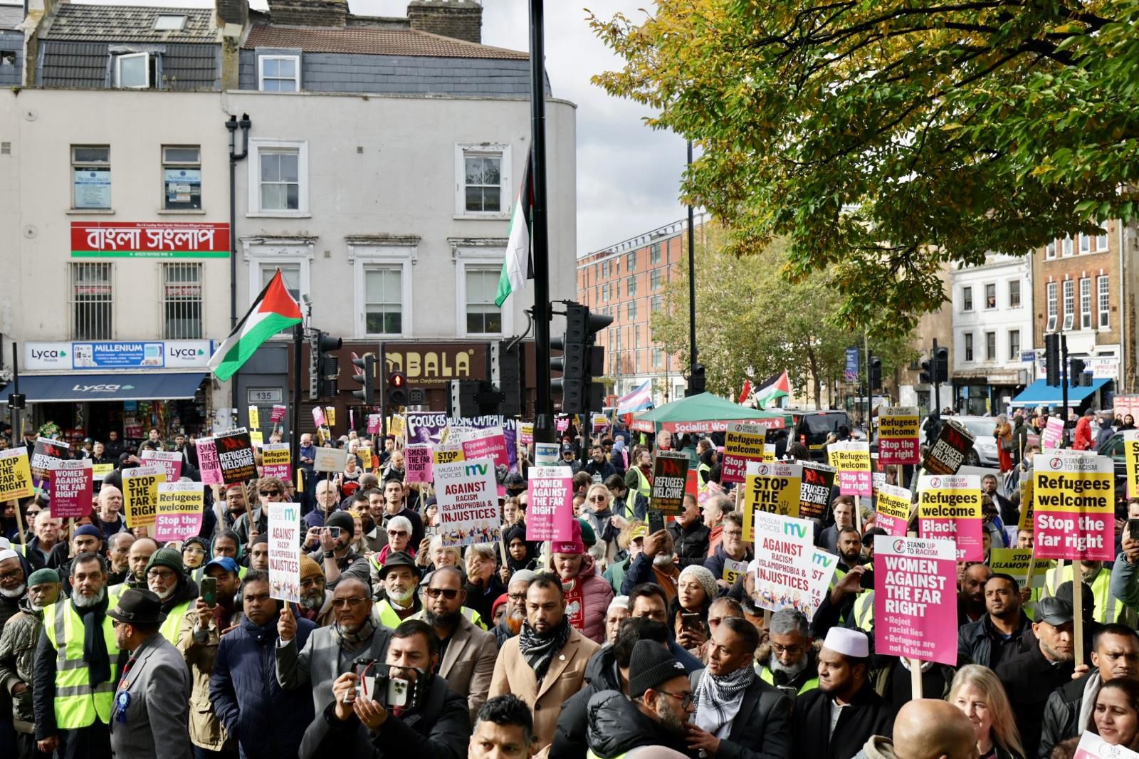 টাওয়ার হ্যামলেটসে শান্তি সমাবেশ : বিভেদের বিরুদ্ধে ঐক্যের আহবান